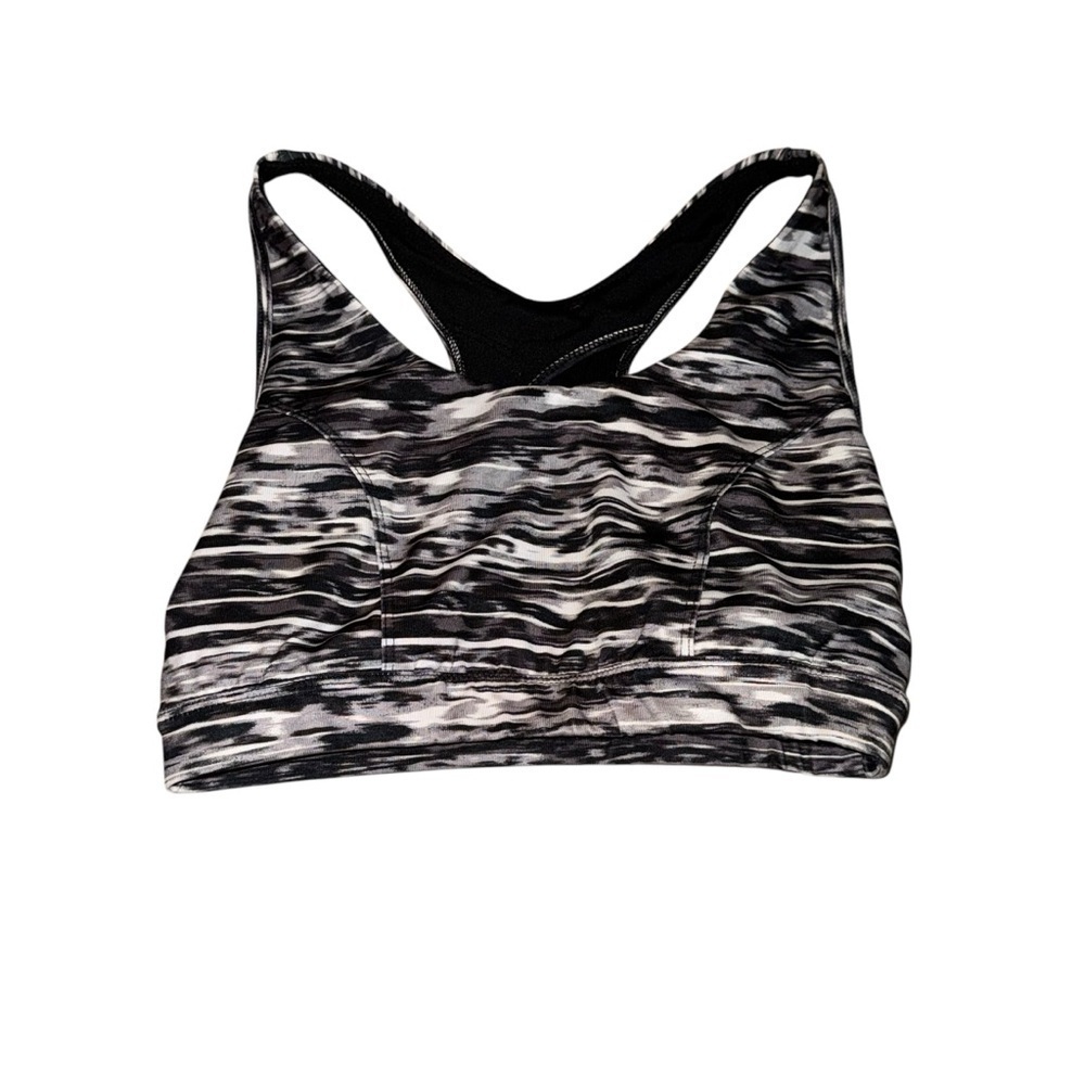 Women's Tek Gear Black & White Sports Bra